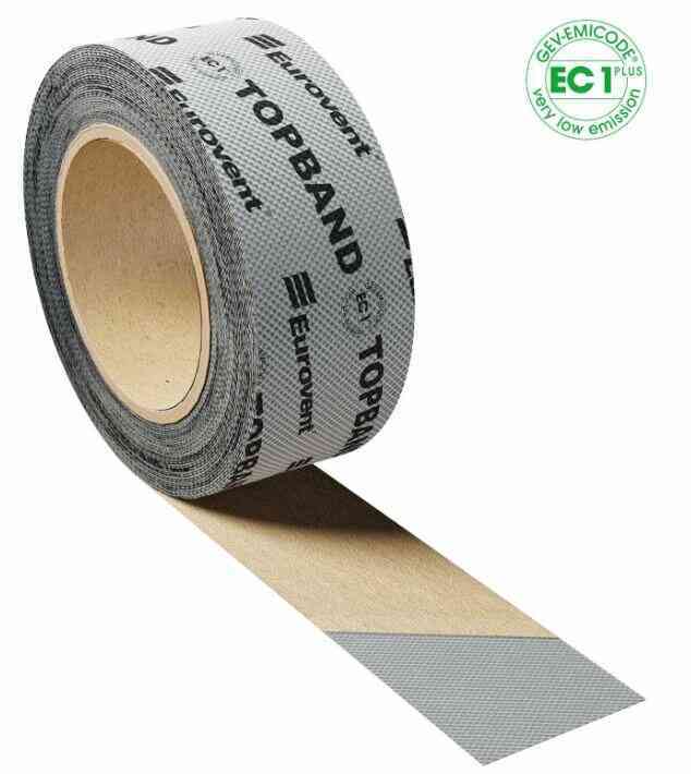 TOPBAND - Jednostranná páska k lepení a opravám střešních membrán, 50 mm x 25 bm