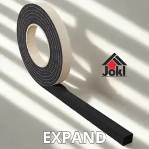 EXPAND - Expandující pěnová těsnící páska šíře 20 mm (5 m) Po expanzi je výška až 5 cm.