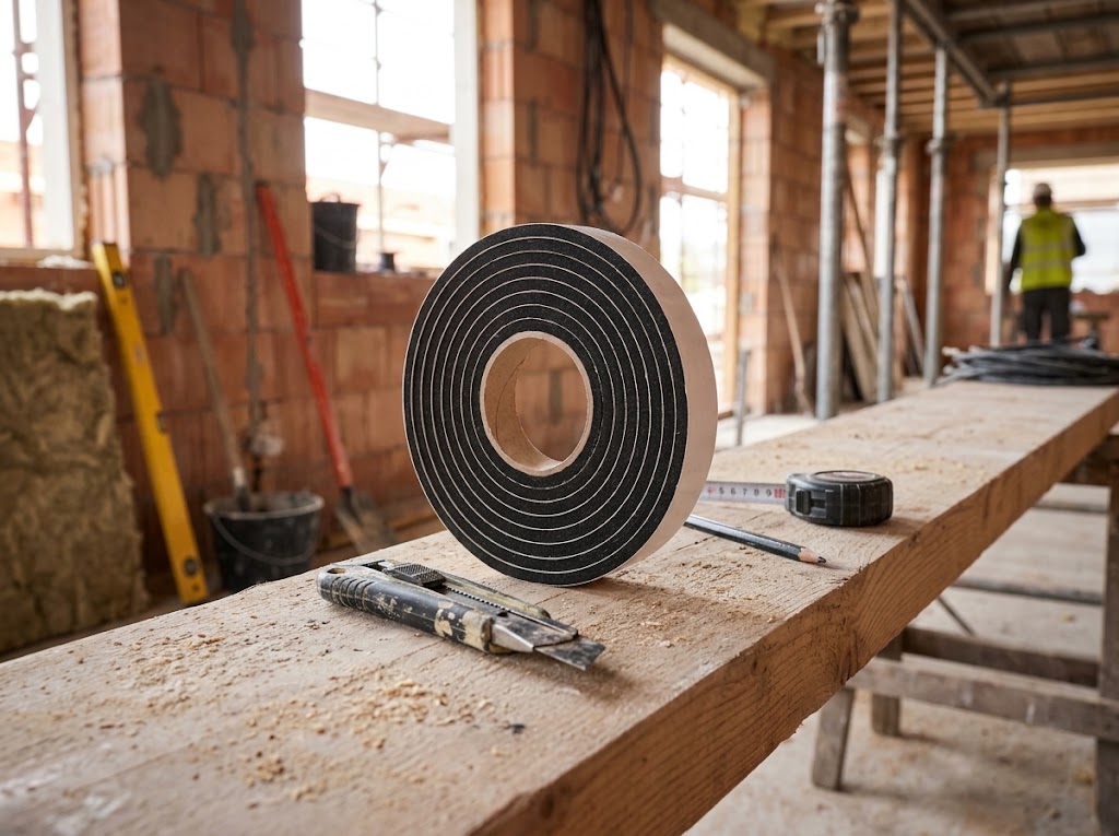 EXPAND - Expandující pěnová těsnící páska šíře 20 mm (5 m) Po expanzi je výška až 5 cm.