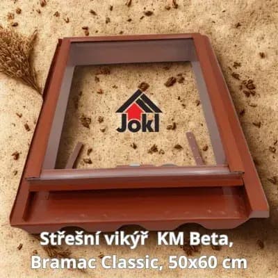 Střešní vikýř (výlez) pro KM Beta, Bramac Classic, Betonpres, 50x60 cm