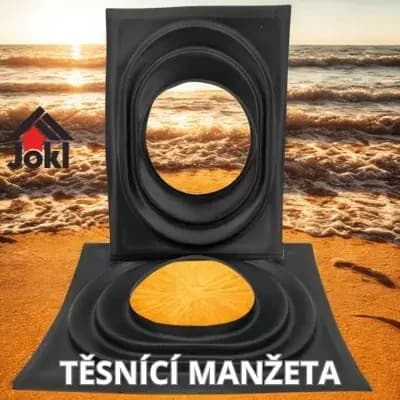 TM 150 - Těsnící manžeta prostupu přes střešní plášť 150 mm, samolepící