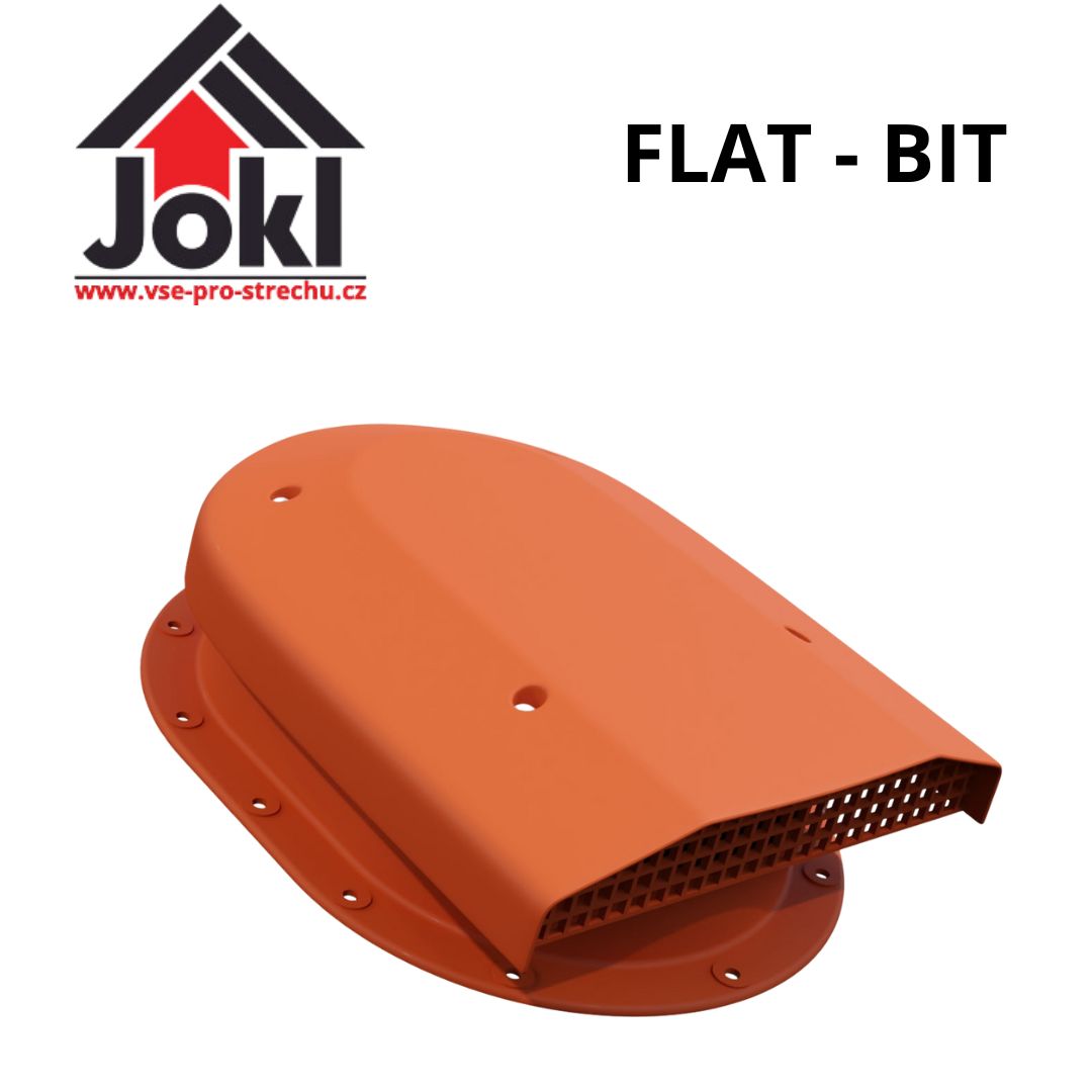 FLAT - BIT - větrací profil pro nízké střešní krytiny