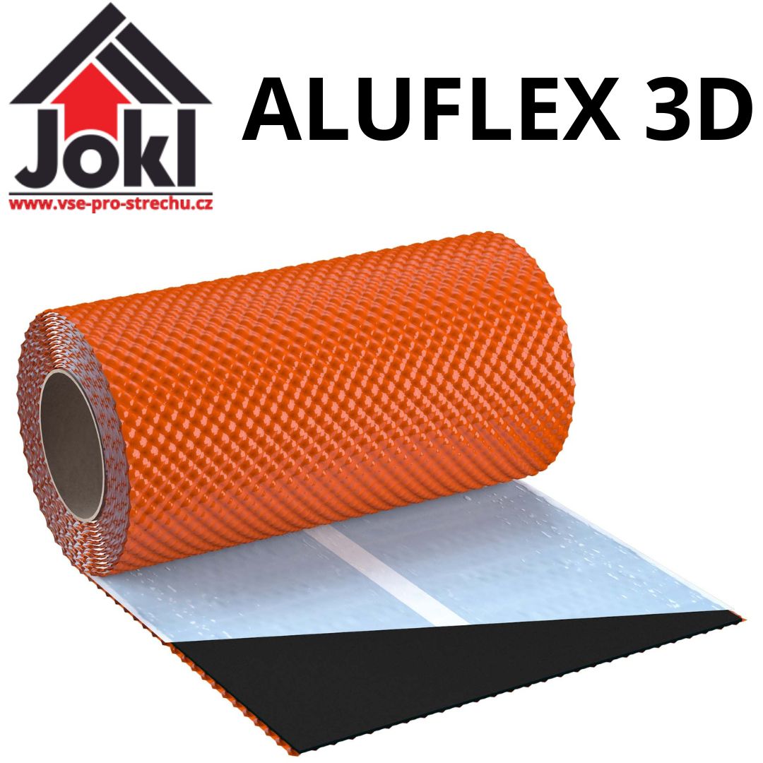 ALUFLEX 3D - Hliníkový těsnící pás – 3D strukturovaný povrch (5m)